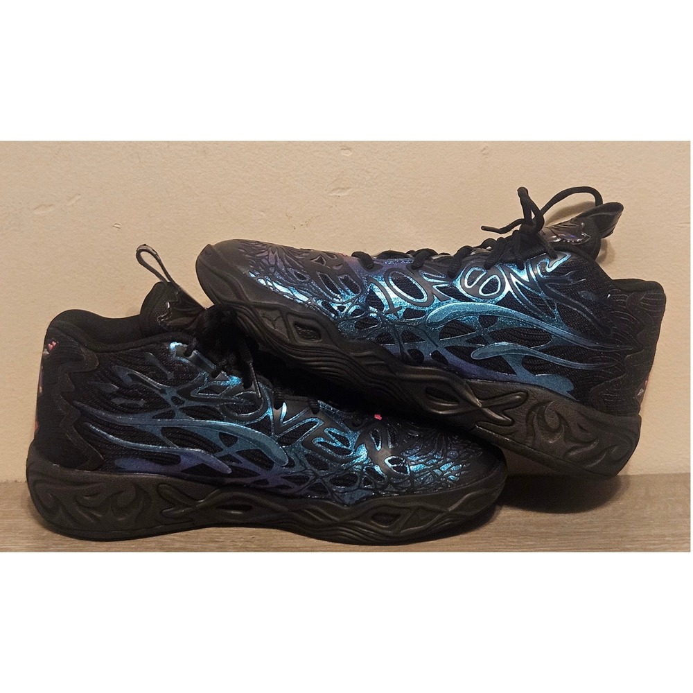 Puma MB.01 LaMelo Ball Not From Here Iridescent Black Blue Mens Size 9 311310-01 - Picture 5 of 9